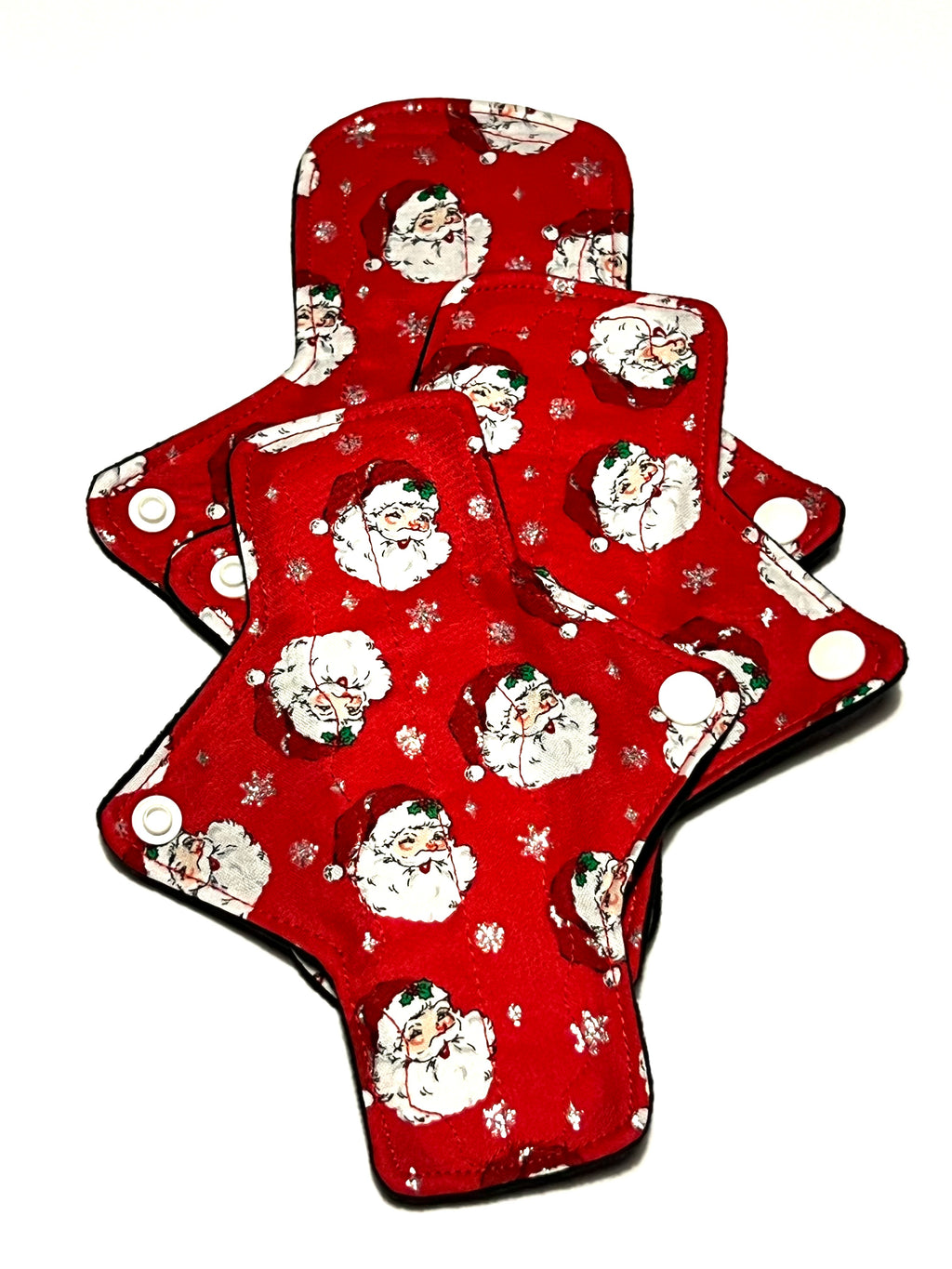 Vintage Santa Quilter's Cotton Reusable Cloth Pads
