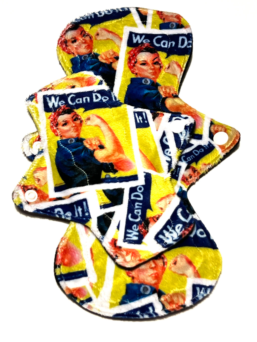 We Can Do It! Specialty MInky Reusable Cloth Pads