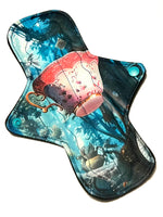 Tea Time in the Forest! One of a Kind Artistry Placement Performance Piqué Reusable Cloth Pads