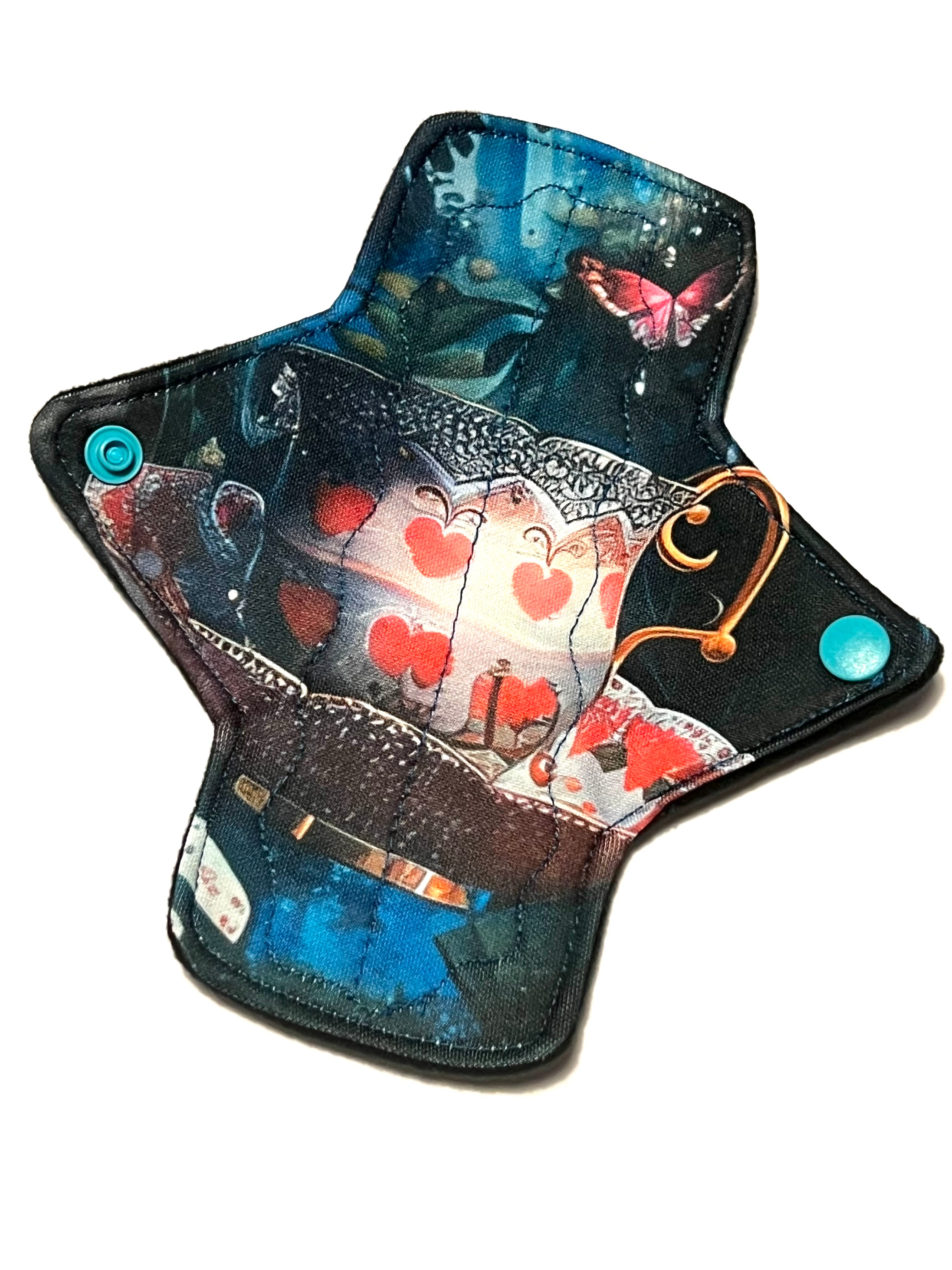 Tea Time in the Forest! One of a Kind Artistry Placement Performance Piqué Reusable Cloth Pads