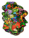 BRAND NEW ONE OF A KIND Secret Garden Performance Piqué Reusable Cloth Pads - One of a Kind Artistry Placement (Copy) (Copy)