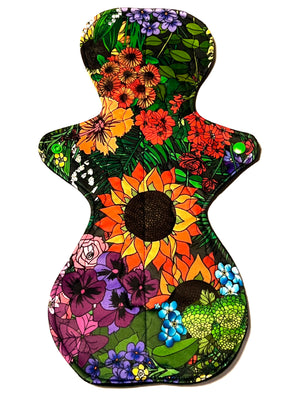 BRAND NEW ONE OF A KIND Secret Garden Performance Piqué Reusable Cloth Pads - One of a Kind Artistry Placement (Copy) (Copy)