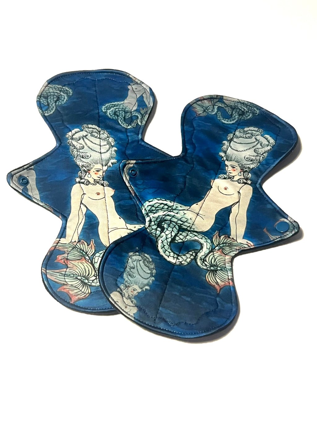Artistry Print Placement "Siren" Performance Piqué Reusable Cloth Pads