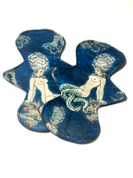 Artistry Print Placement "Siren" Performance Piqué Reusable Cloth Pads