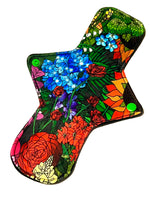 BRAND NEW ONE OF A KIND Secret Garden Performance Piqué Reusable Cloth Pads - One of a Kind Artistry Placement (Copy) (Copy)