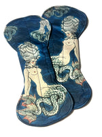 Artistry Print Placement "Siren" Performance Piqué Reusable Cloth Pads
