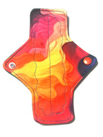 JUST DROPPED! One of a Kind Artistry Placement Rainbow Vapor Performance Piqué Reusable Cloth Pads