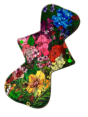 BRAND NEW ONE OF A KIND Secret Garden Performance Piqué Reusable Cloth Pads - One of a Kind Artistry Placement (Copy) (Copy)
