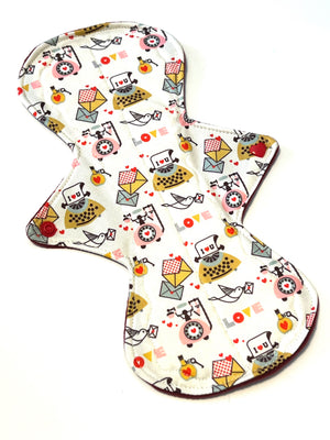 LIMITED EDITION I <3 You  Performance Piqué Reusable Cloth Pads