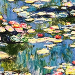NEW! Monet Waterlilly Pond *Custom Order Cotton Top Reusable Cloth Pads