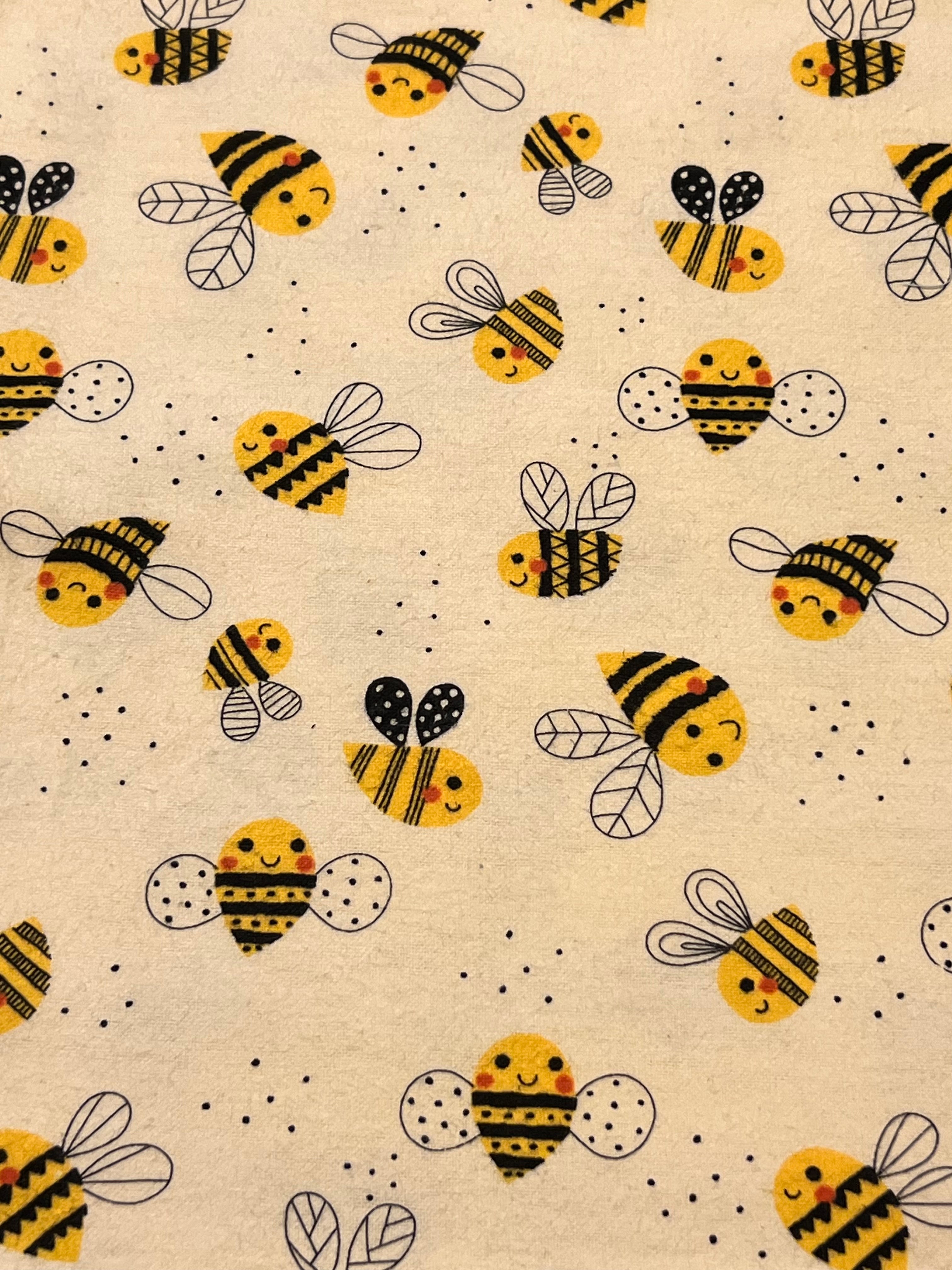 Buzzy Bees - Custom Order Cotton Flannel
