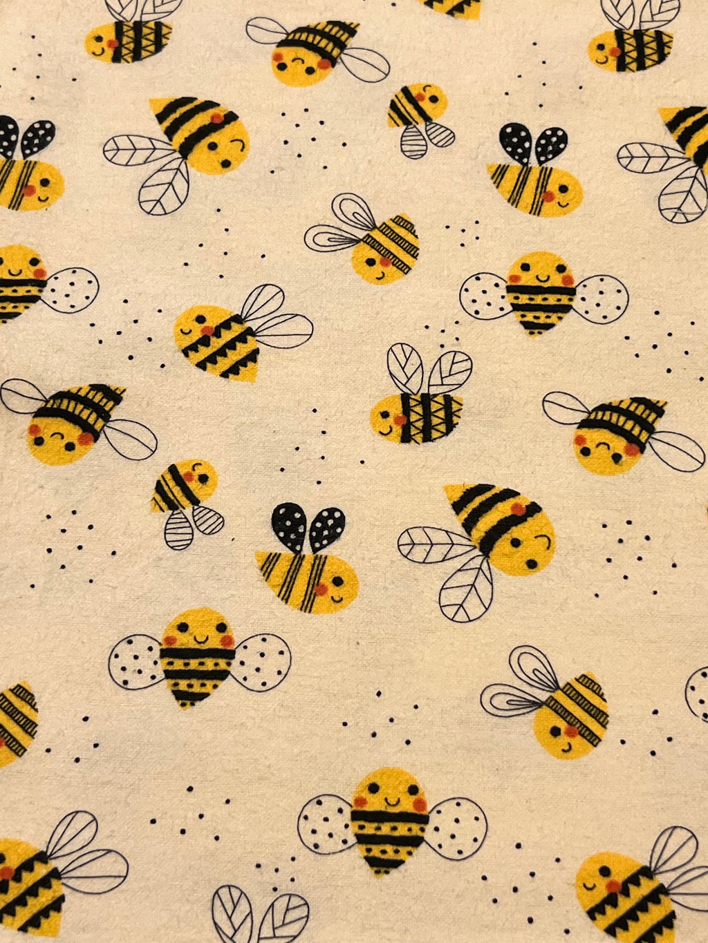 Buzzy Bees - Custom Order Cotton Flannel