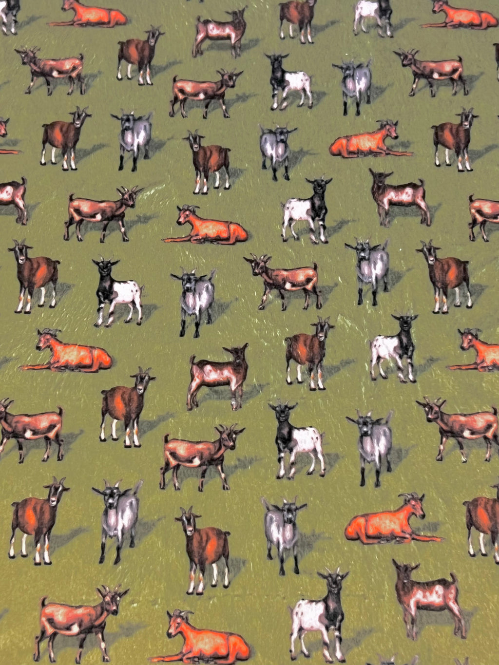 Little Goats on the Prairie - Custom Order Specialty Print MInky
