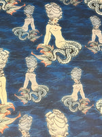 Sultry Siren - Custom Order Performance Piqué Print