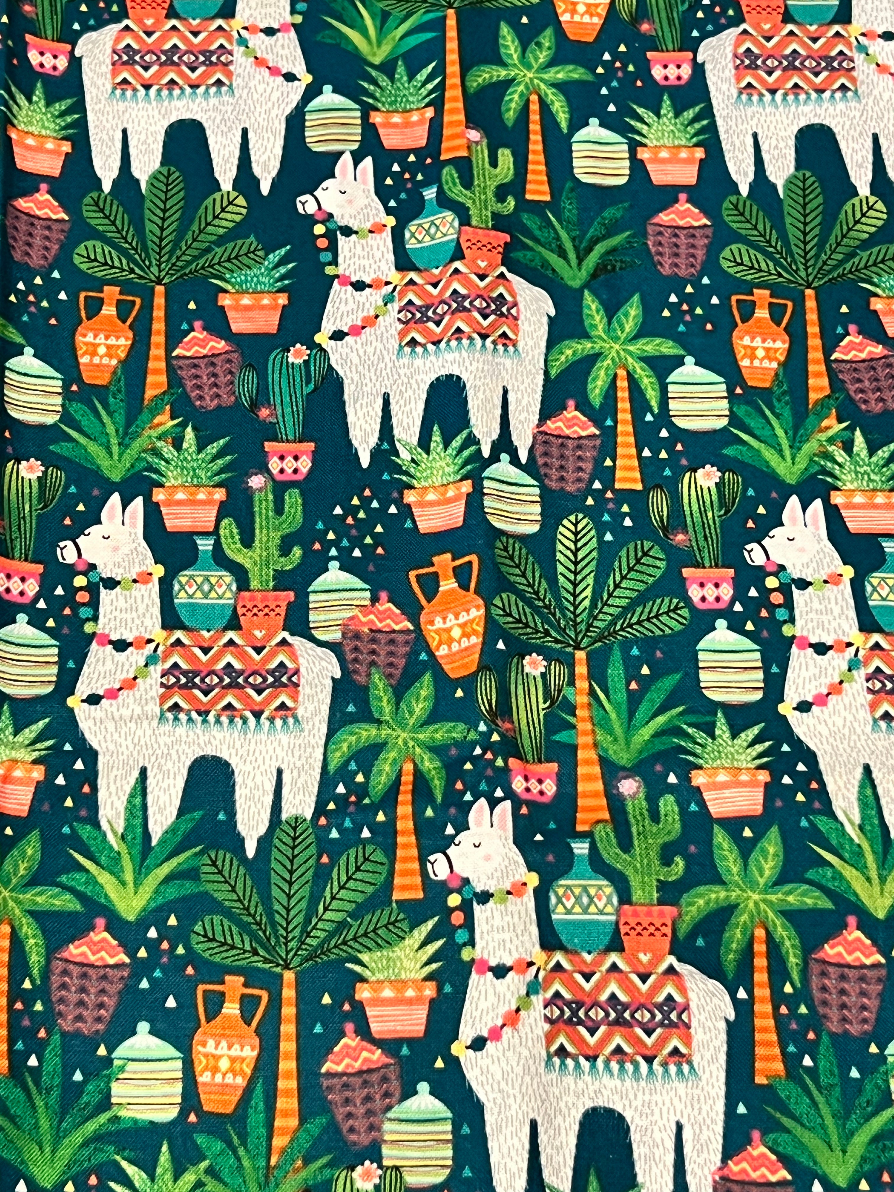 Prickles Palms & Fluff - Custom Order Quilter's Cotton