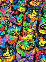 Color Splash Purr - Custom Order Quilter's Cotton