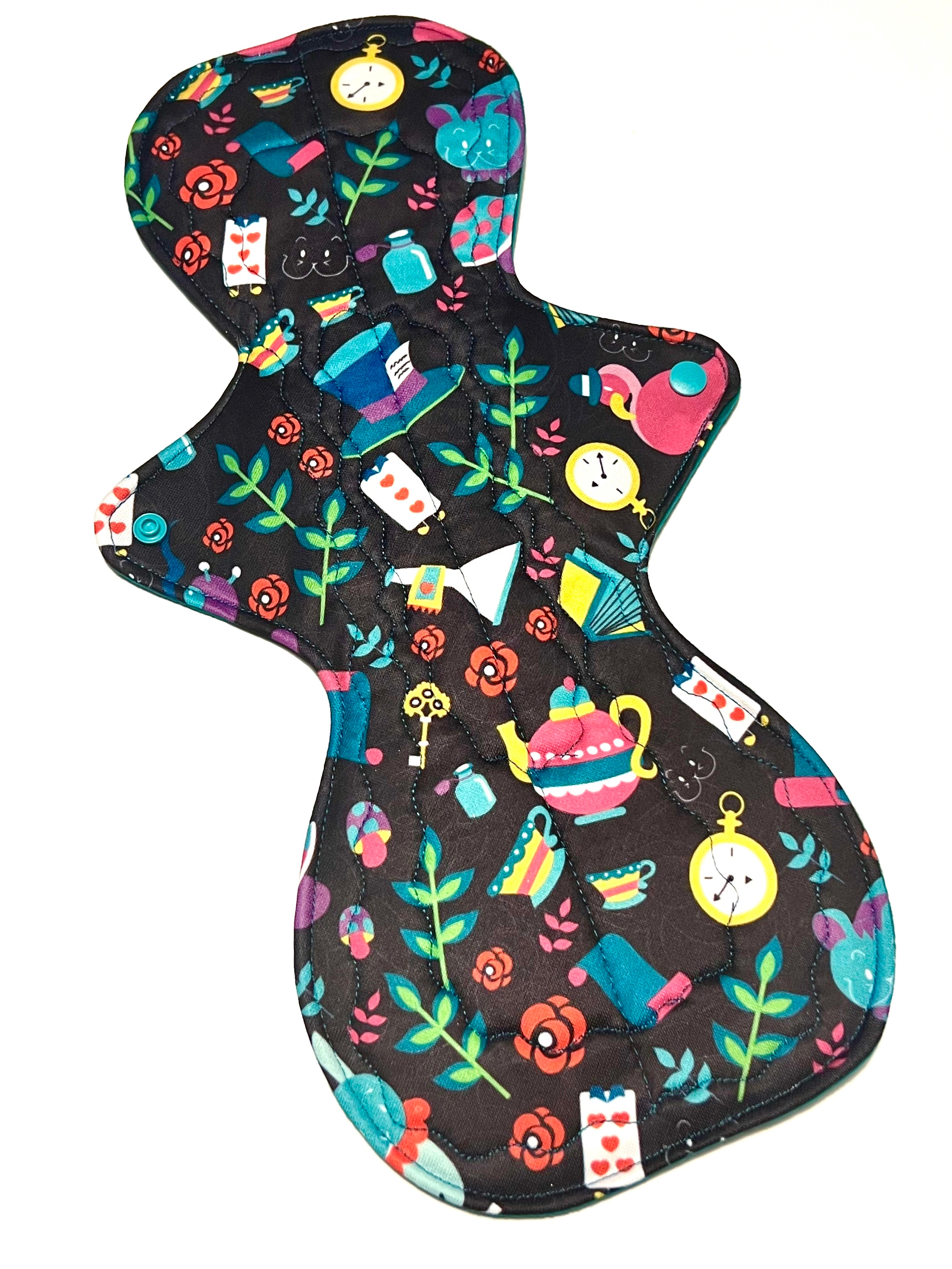 LIMITED EDITION We're All Mad Here! Performance Piqué Reusable Cloth Pads