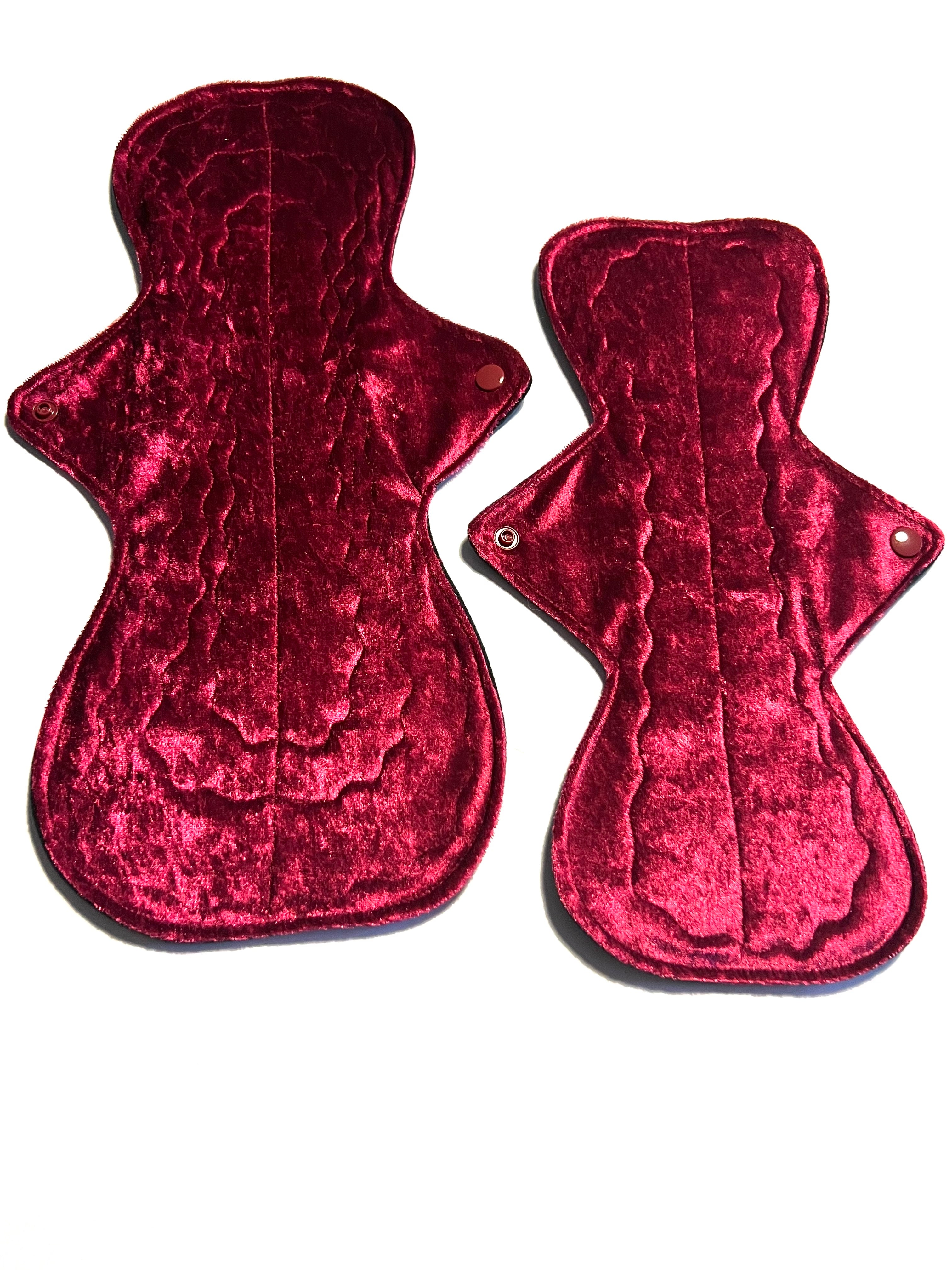 Painted Roses Signature Luxury Crushed Velvet Reusable Cloth Pads