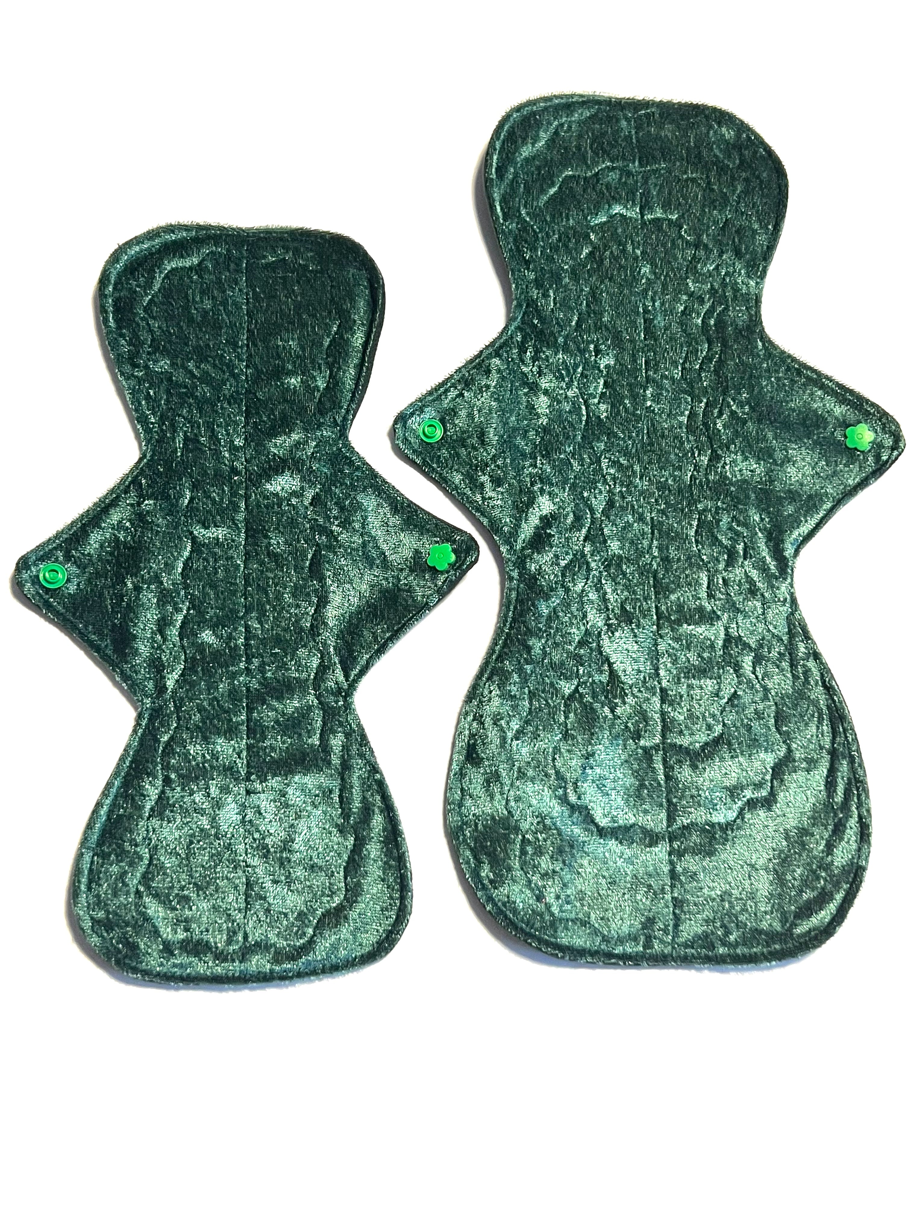Enchanted Forest Signature Luxury Crushed Velvet Reusable Cloth Pads