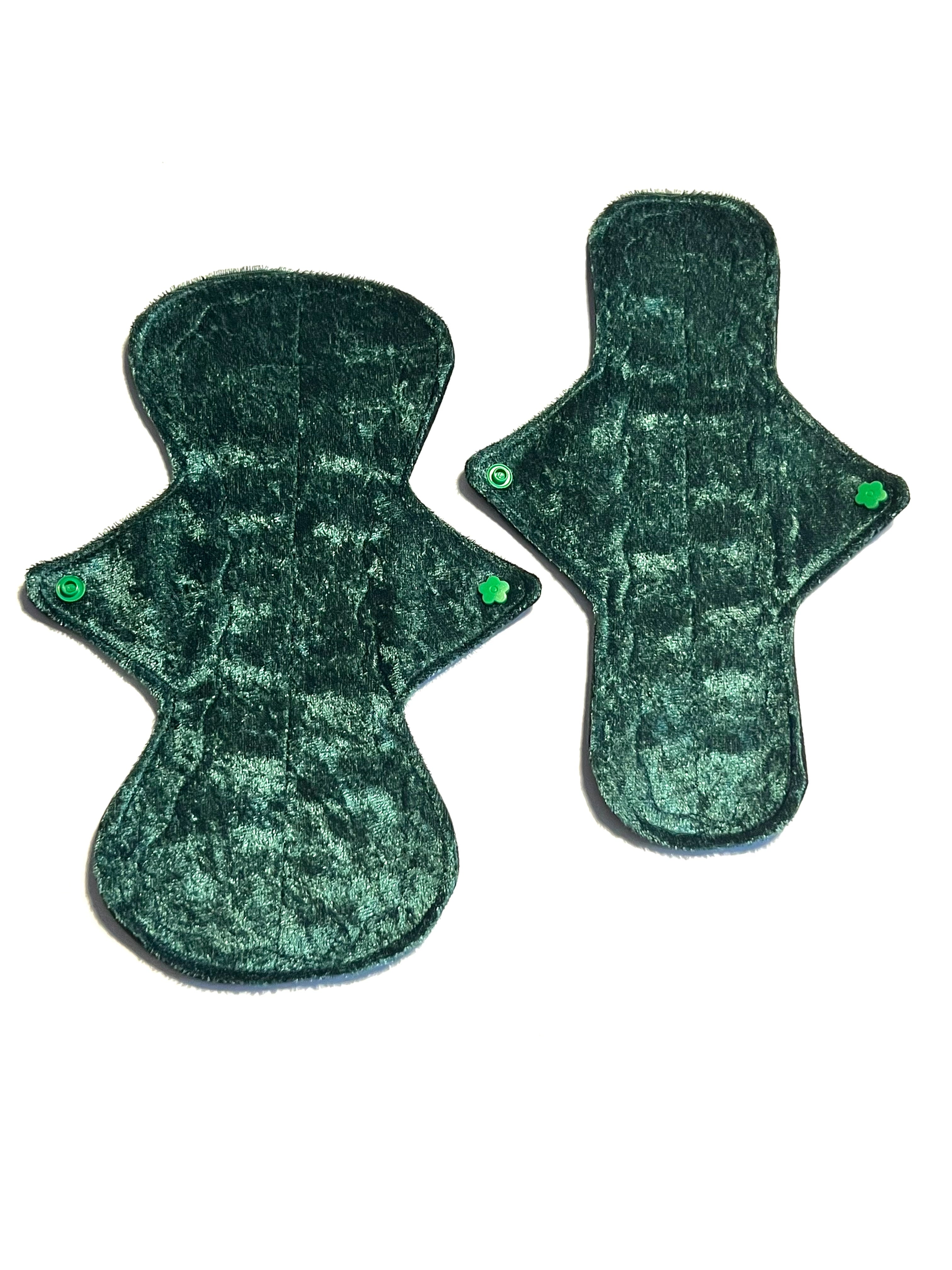 Enchanted Forest Signature Luxury Crushed Velvet Reusable Cloth Pads