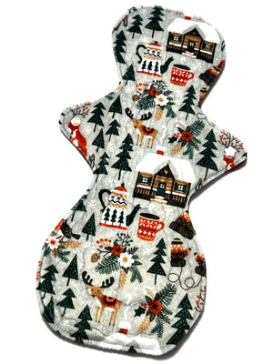 Snowy Lodge Specialty MInky Reusable Cloth Pads