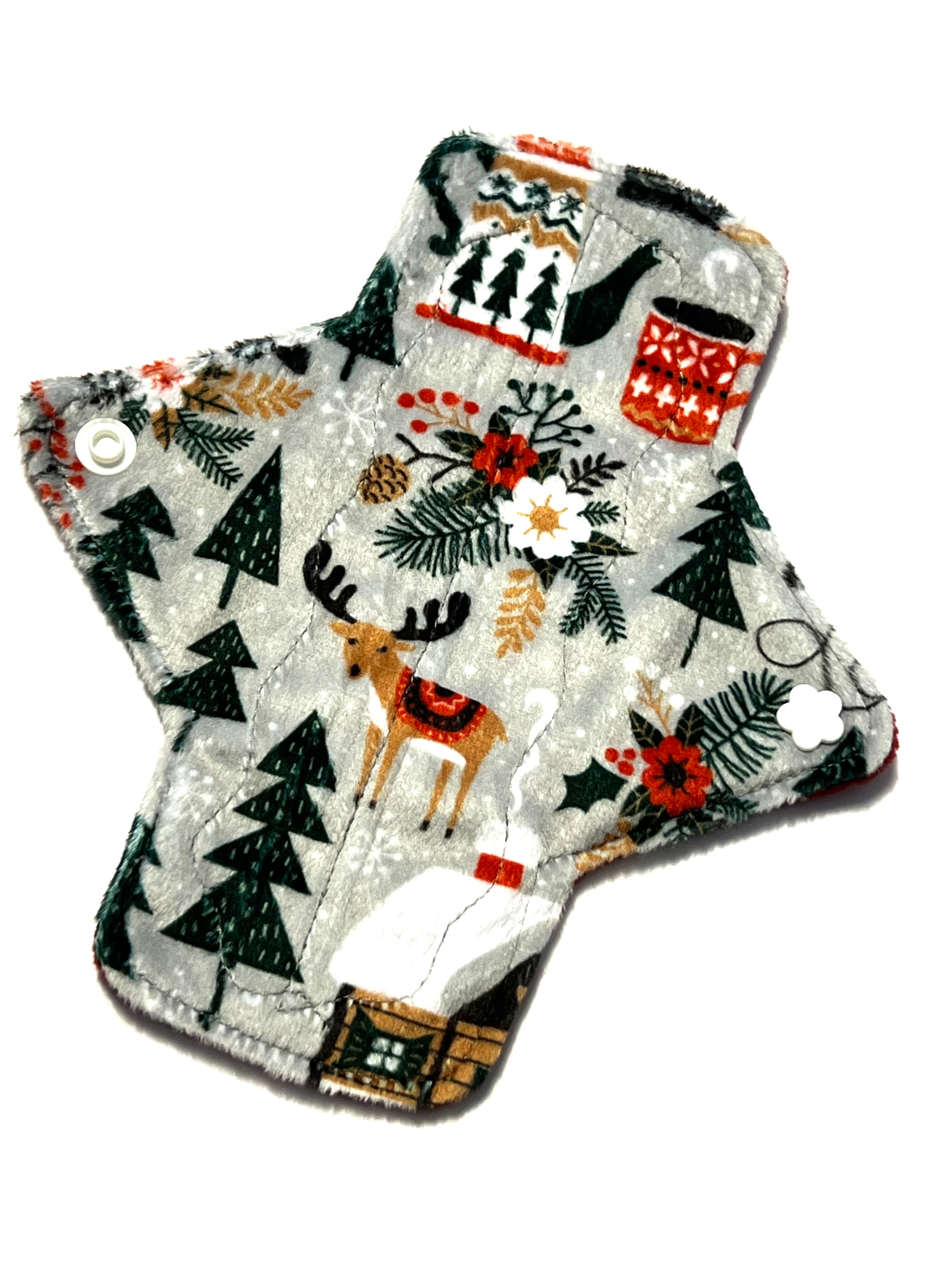 Snowy Lodge Specialty MInky Reusable Cloth Pads