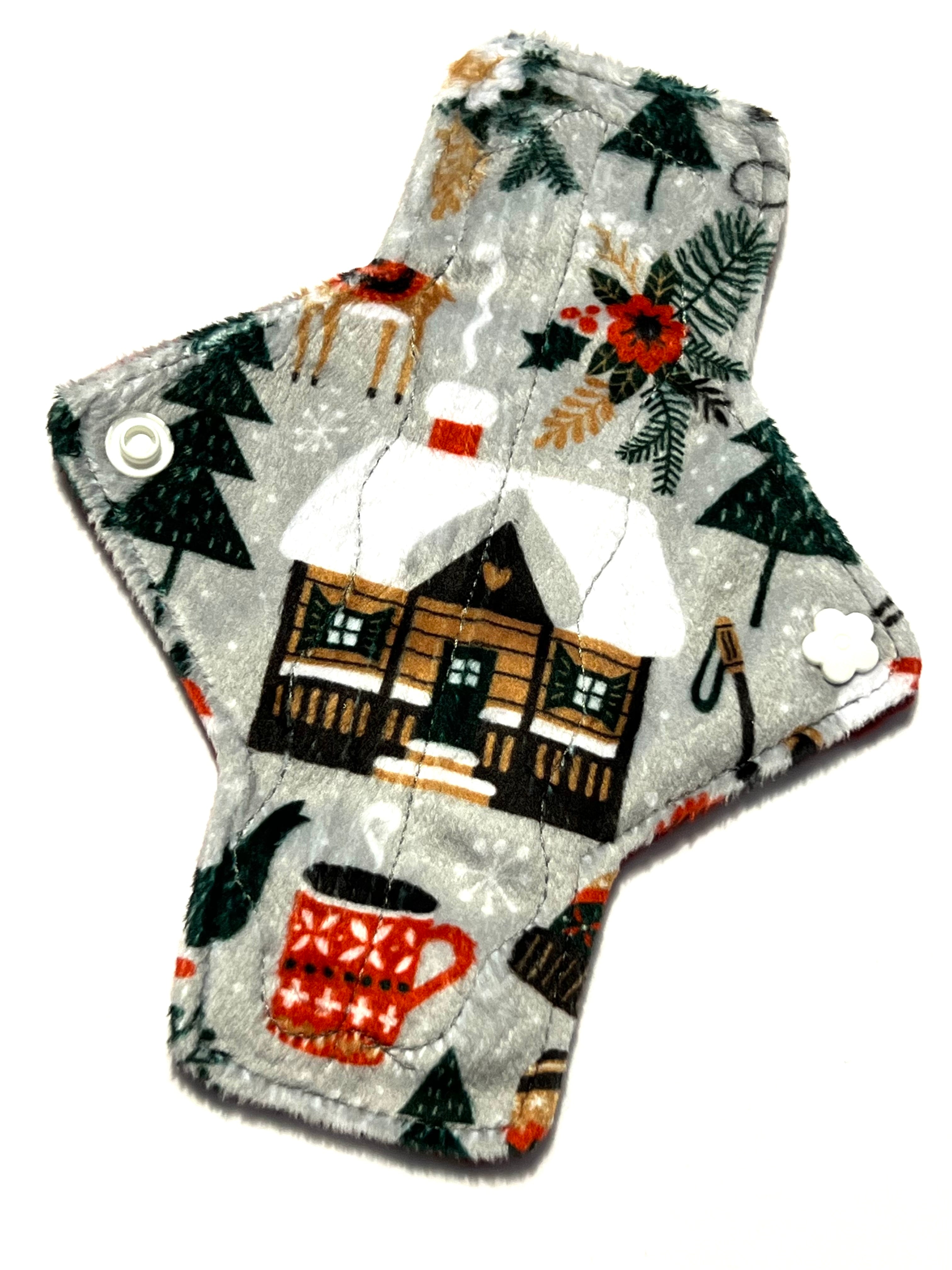 Snowy Lodge Specialty MInky Reusable Cloth Pads