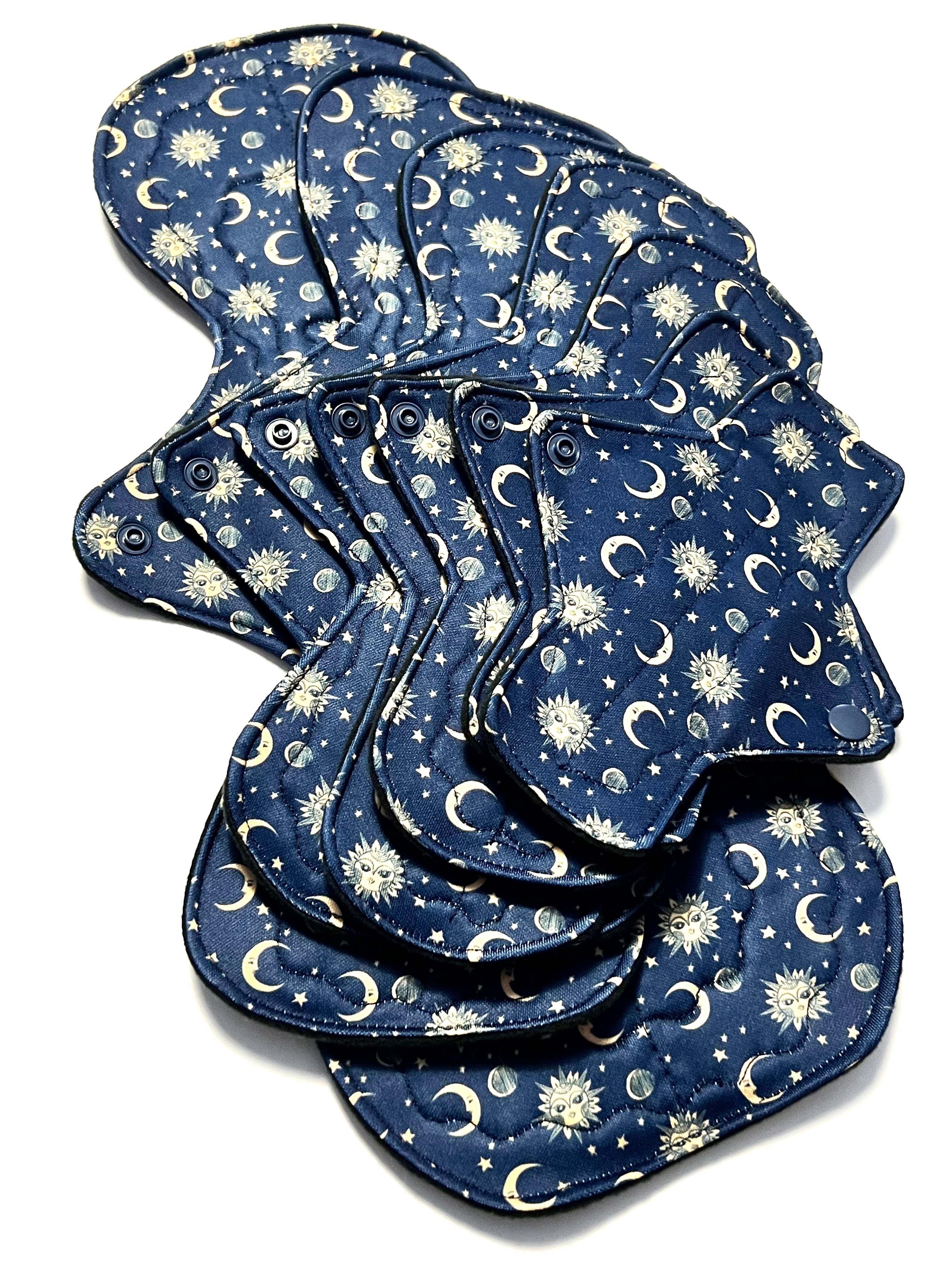 ALMOST SOLD OUT! Celestial Performance Piqué Reusable Cloth Pads