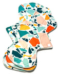 LIMITED EDITION Kaleidescope! Performance Piqué 11 Inch Curve or 13 Inch Reusable Cloth Pads