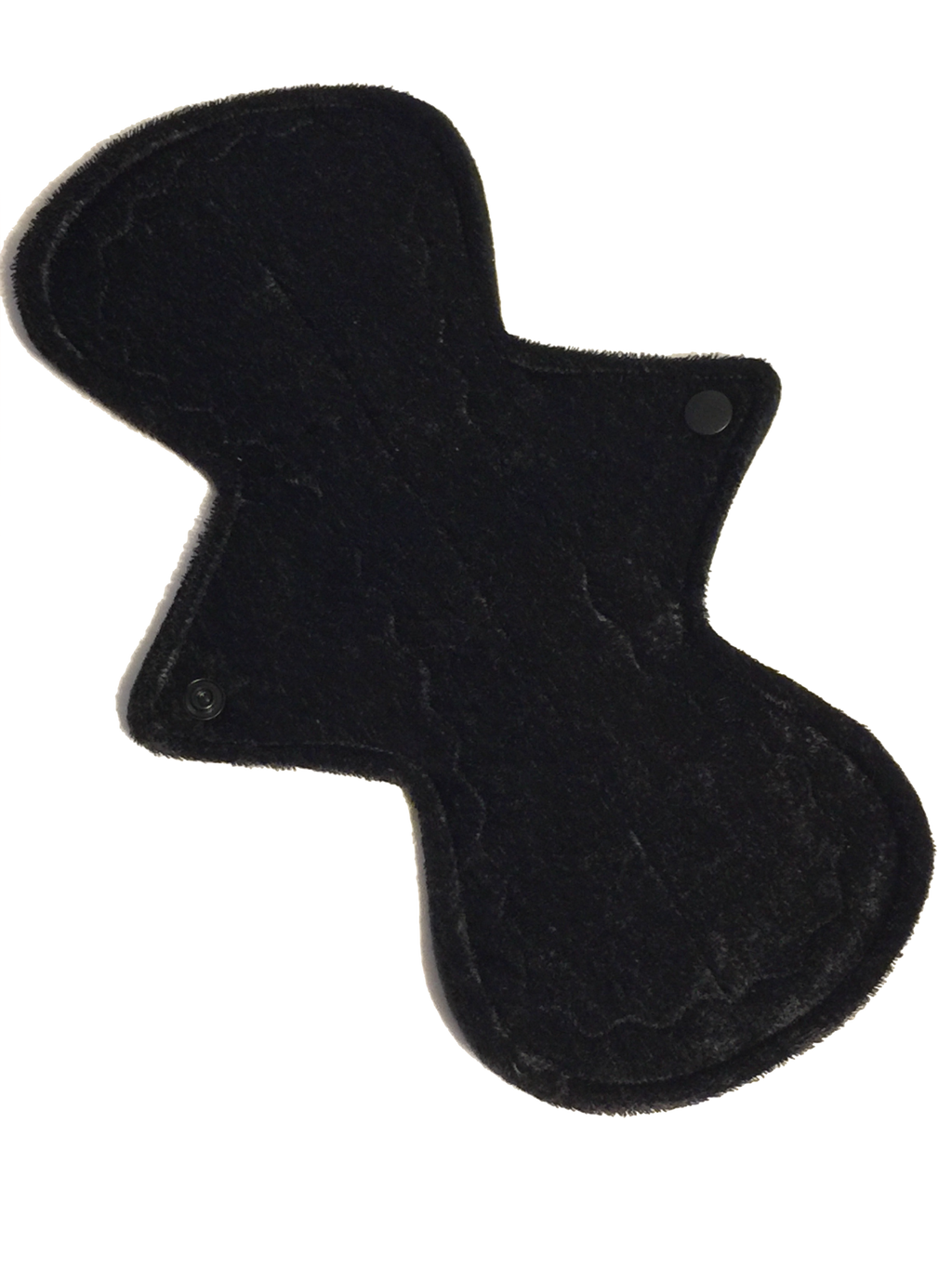 11" Curve Obsidian Signature Luxury Crushed Velvet Reusable Cloth Pads