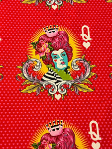 The Red Queen - Custom Order Quilter's Cotton
